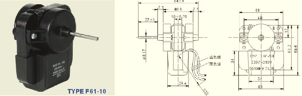 F 61.0. Вентилятор для холодильника f-61-10 (7w). F61-10g. Двигатель yg6j220-n300. F61.02.